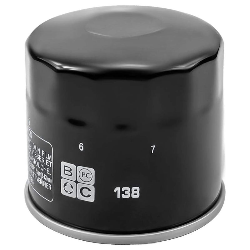 LOCOPOW 138 Oil Filter for Arctic Cat 400 500 450 550 650 700 1000 350 H1 TRV TBX Alterra Prowler Wildcat, Aprilia RSV4 Tuono v4 660, Kymco MXU UXV 450I - Image 2